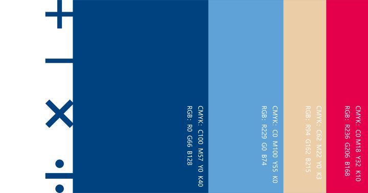 博立雅外国语学校品牌标准色与数学符号图形
