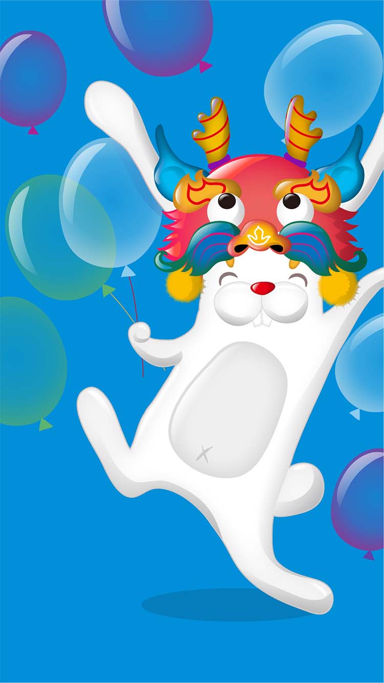 耐撕兔美好系列 白兔千变万化变装 锦连环设计