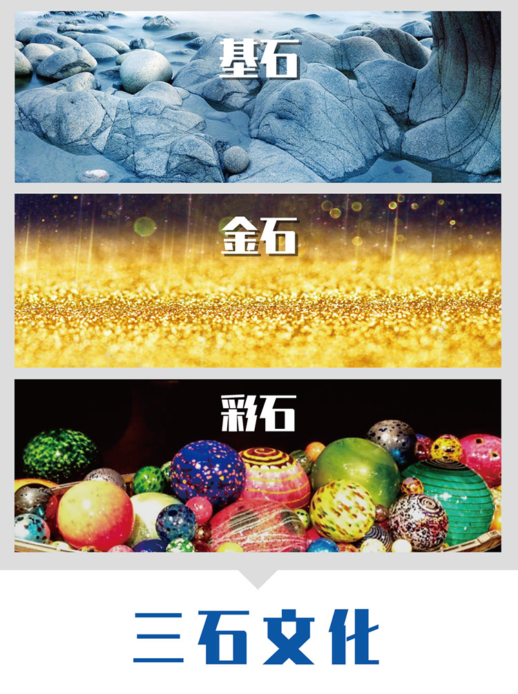 石景山社区学院三石文化概念图，垒石金石新石三种意象，教育品牌设计理念
