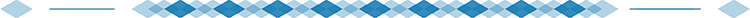 深圳市龙华区实验学校品牌设计文章页眉装饰条，蓝色圆点线条构成的装饰图案