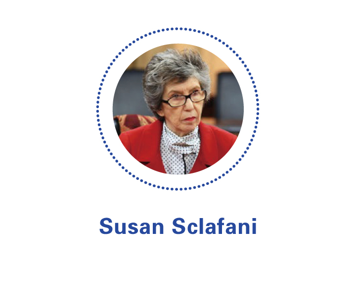 美国教育专家Susan Sclafani圆形头像，中美教育新未来对话活动嘉宾介绍