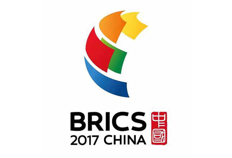 金砖国家峰会BRICS2017China标志，文章引用峰会品牌效应说明教育大会的策划立意